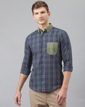 Buy Blue Shirts for Men by LOUIS MONARCH Online