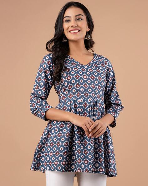 Shop the Latest Trends: Cotton Kurtis for Women Online - Luxehome - Medium