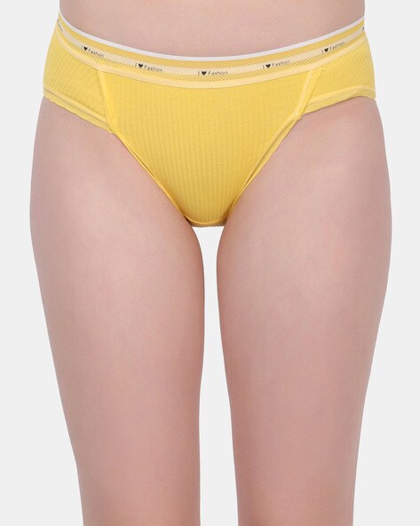 Mid-Rise Pantie with Elasticated Waist