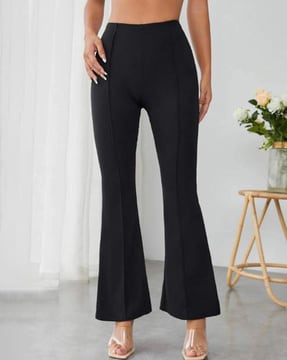 Buy White Trousers & Pants for Women by VISIT WEAR Online