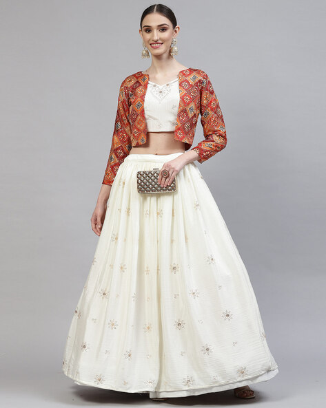 Jacket Lehenga Choli - Buy Jacket Lehenga Choli Online at Best Price in  India