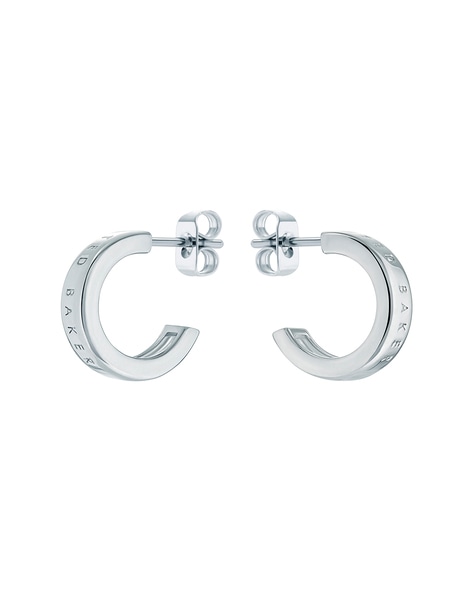 Ted Baker cresita crystal nano hoop earring in silver | ASOS