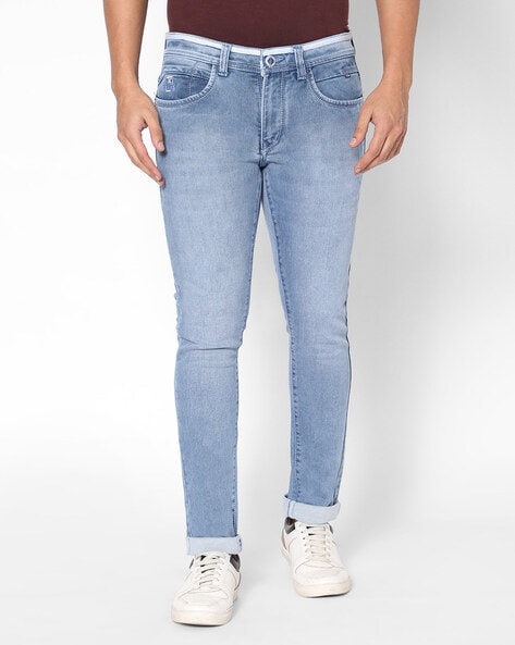 Ronnie Light Wash Denim Straight Leg Jeans – Beginning Boutique US