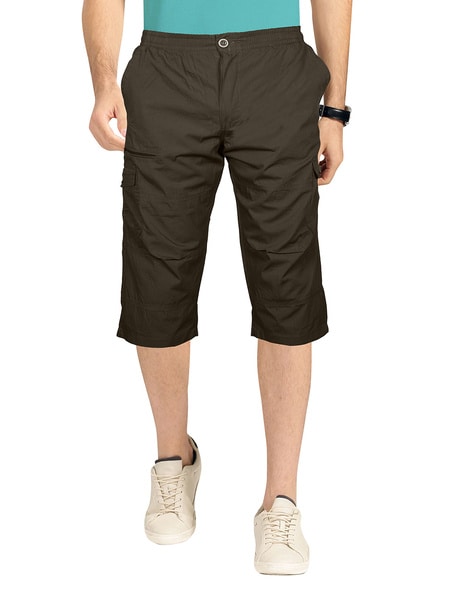 Cotton Capri Pants Pockets | Mens Casual Summer Pants | Mens Summer Work  Pants - Casual Pants - Aliexpress