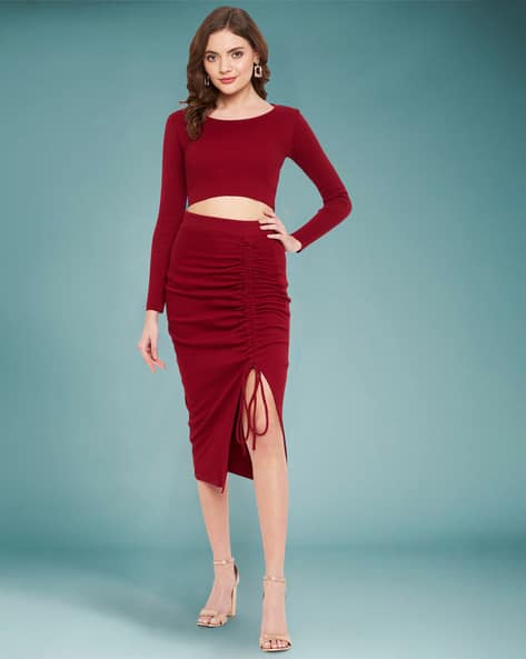 Round-Neck Bodycon Dress