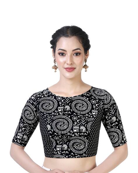 Buy Black Blouses for Women by Studio Shringaar Online