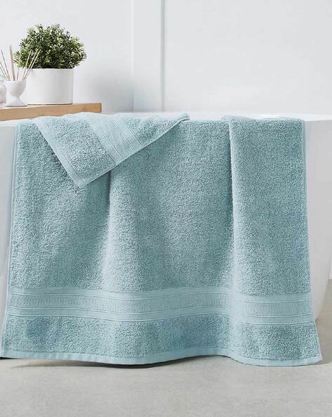Buy Nile Blue Towels & Bath Robes for Home & Kitchen by TRIDENT