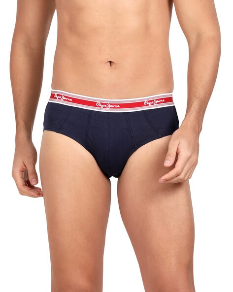 Briefs with Typographic Waistband