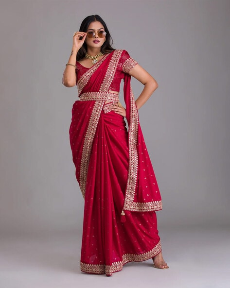 Red Silk Sarees - Maroon, Blood Red & 5+ Light & Dark Shades