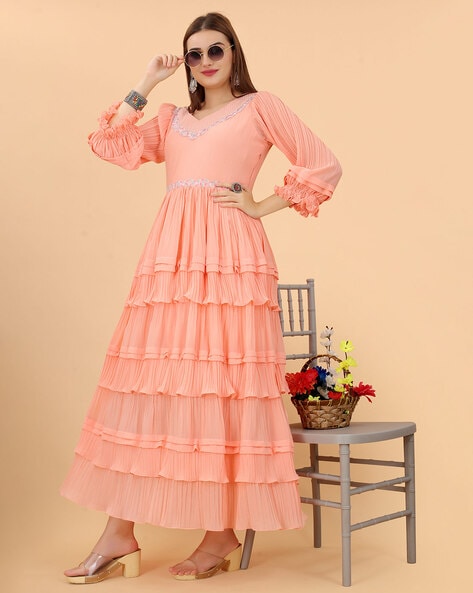 Lucy Chiffon Long Dress