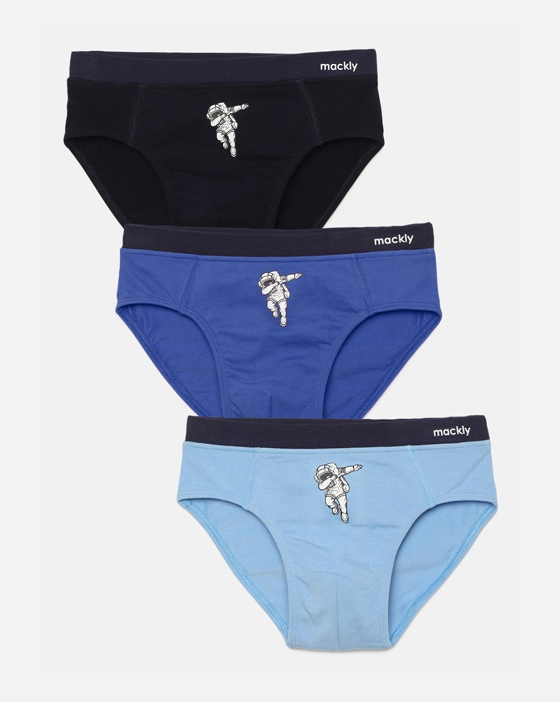 Buy Multicoloured Briefs for Boys by MACKLY Online