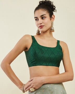 Embellished Round-Neck Blouse-image-29