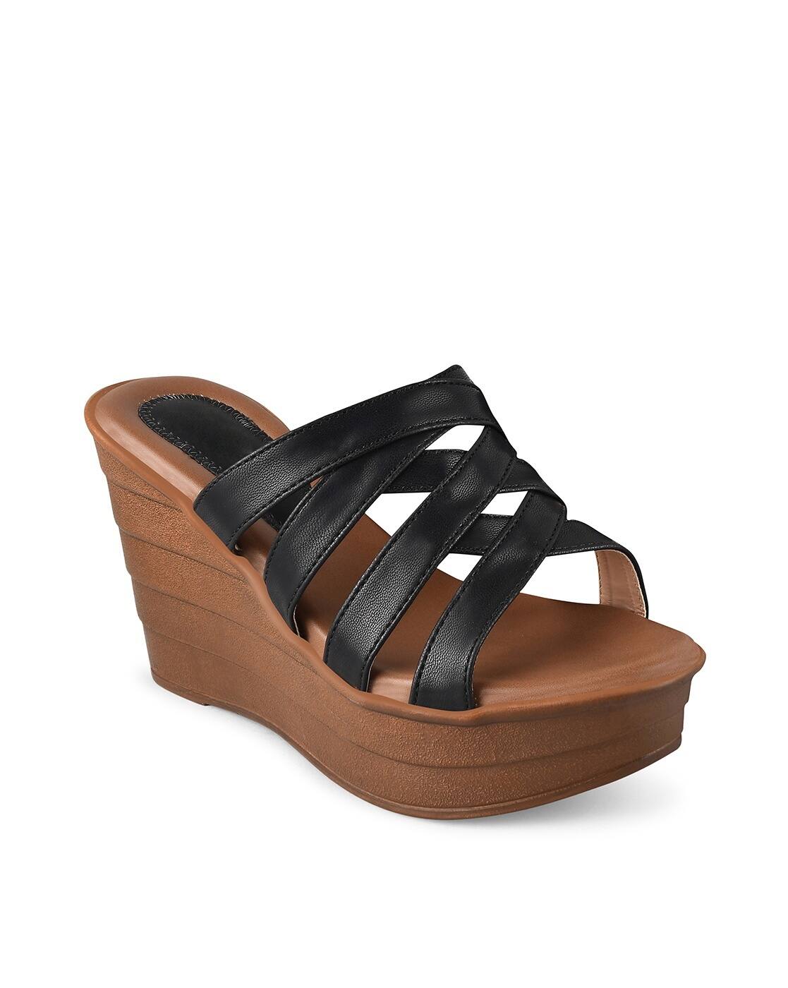 Stylised Toe Platform Heels Sandals