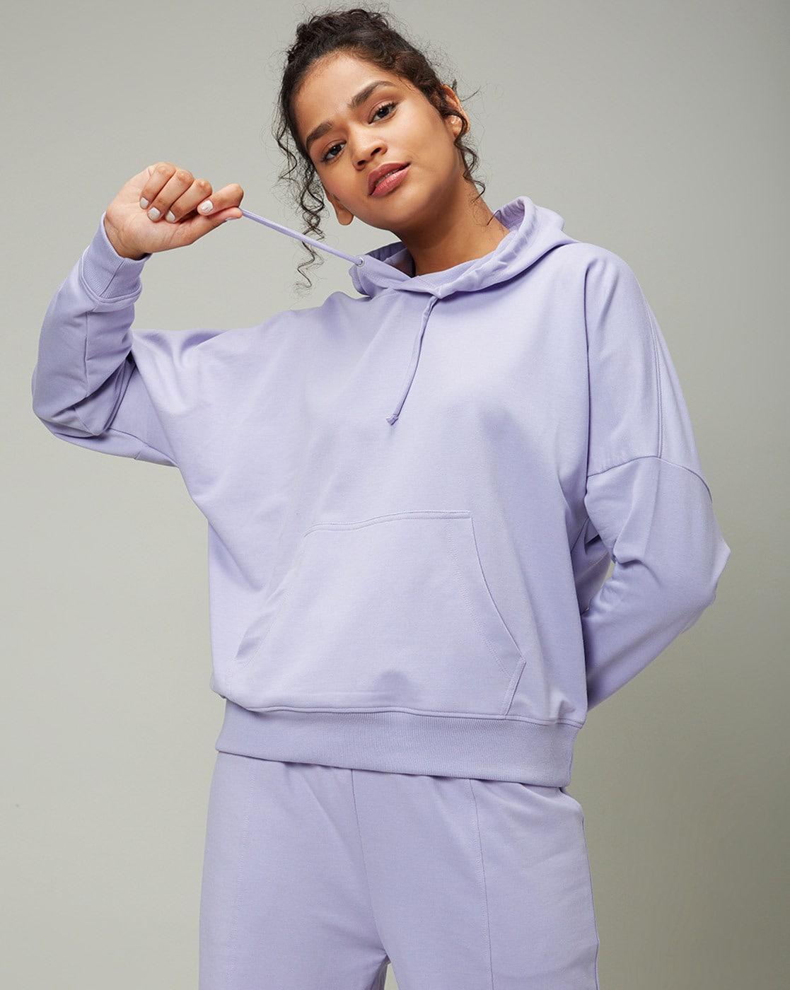 Buy Lavender Sweatshirt & Hoodies for Women by SILVERTRAQ Online