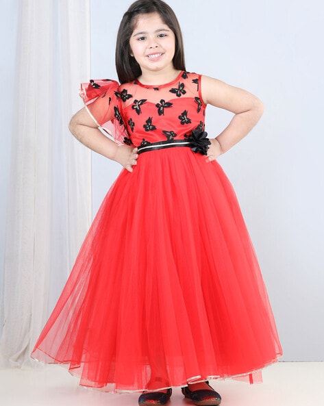 Style LR2039 Little Rosie Girls Size 10 Pageant Red Ball Gown on Queenly-mncb.edu.vn