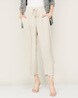 Buy Beige Trousers & Pants for Women by CODE BY LIFESTYLE Online