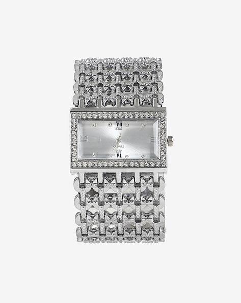 Haute Sauce HSWC1070 Stone-Studded Analogue Watch