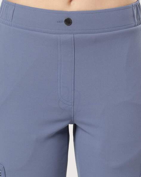Buy Topaz Blue Trousers & Pants for Women by JOCKEY Online