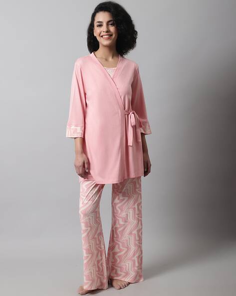 Buy Pink Night&LoungeWearSets for Women by Kanvin Online
