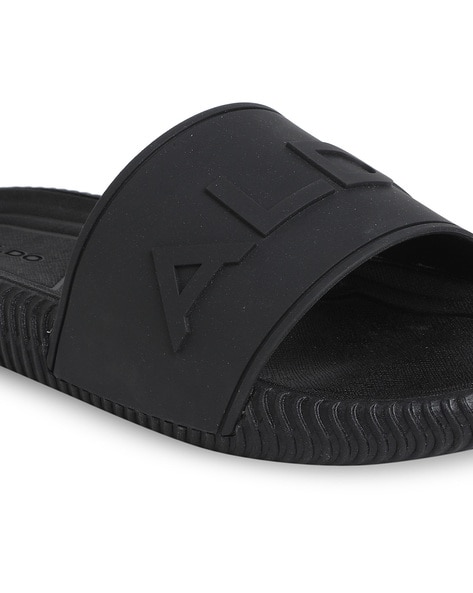 Women's ALL BLACK Brand Slides Sandals Green Size 5 (CON32) | eBay
