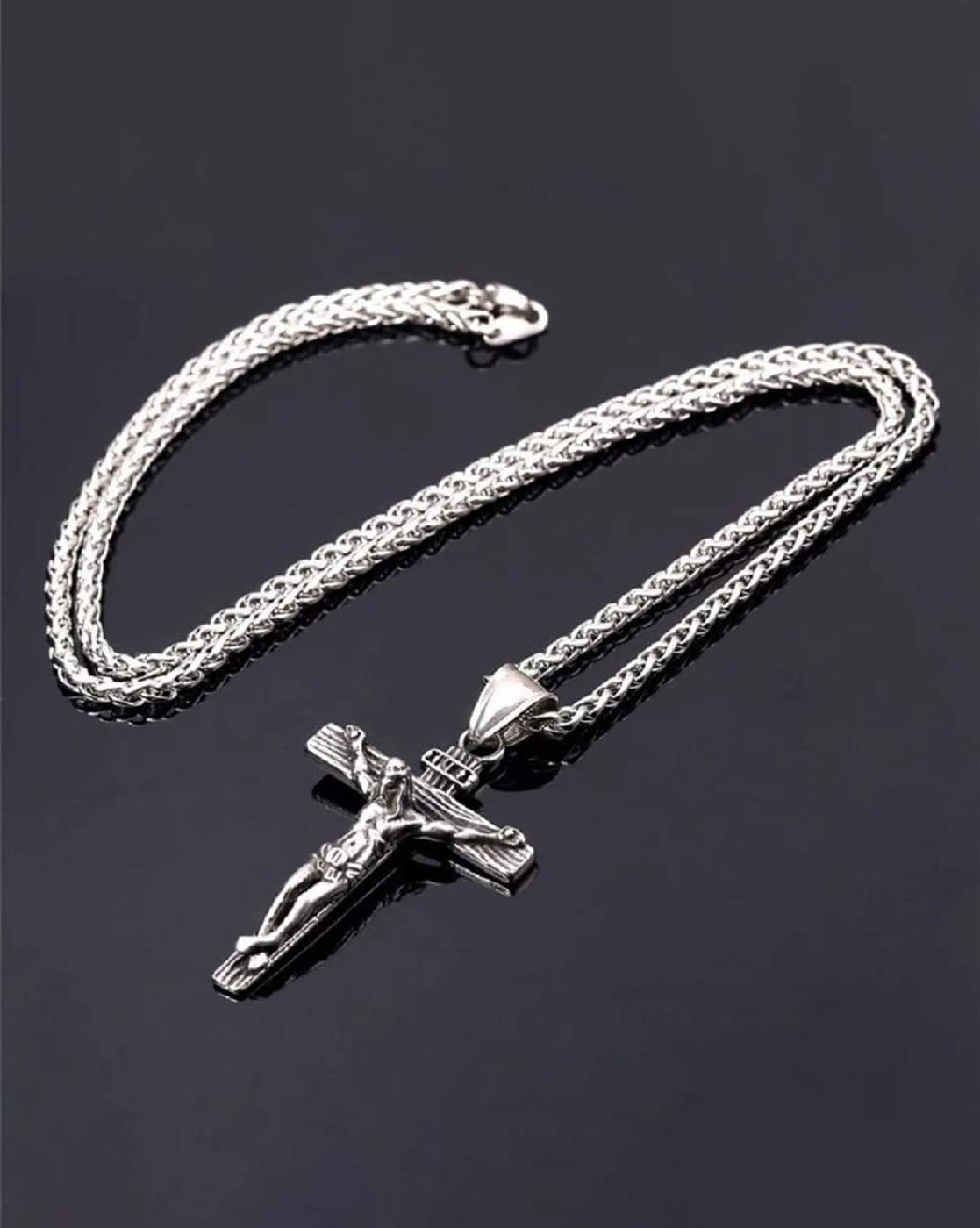 Silver 2024 christ chain