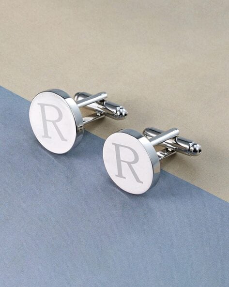 Buy Silver-Toned Cufflinks & Tiepins for Men by Yellow Chimes Online