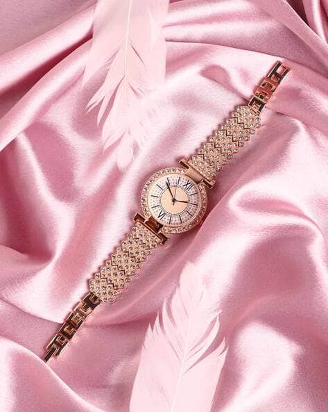 Haute Sauce HSWC1103 Stone-Studded Analogue Watch