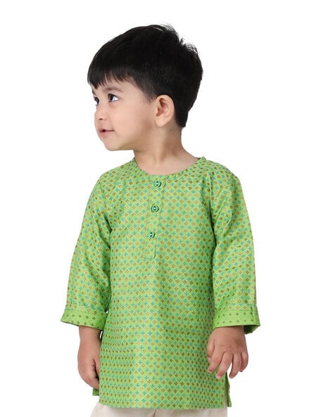 Buy Green Kurtas for Boys by Fabindia Online Ajio