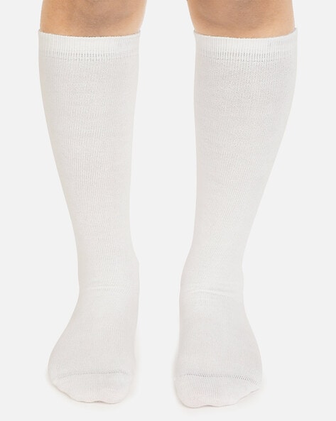 Boys White Knee Socks