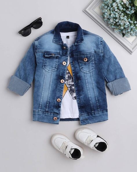 Buy FASHION GRAB BOYS T-SHIRT WITH JACKET Online In India At Discounted  Prices