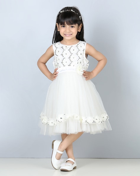 Fasionnation Women Gown White Dress - Buy Fasionnation Women Gown White  Dress Online at Best Prices in India | Flipkart.com