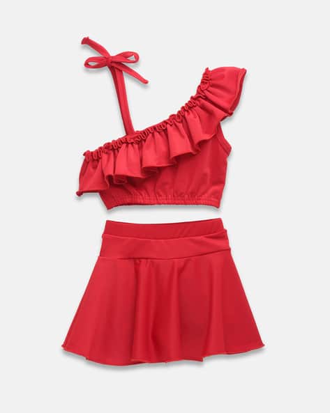 Buy Red Swimwear for Girls by CUKOO Online