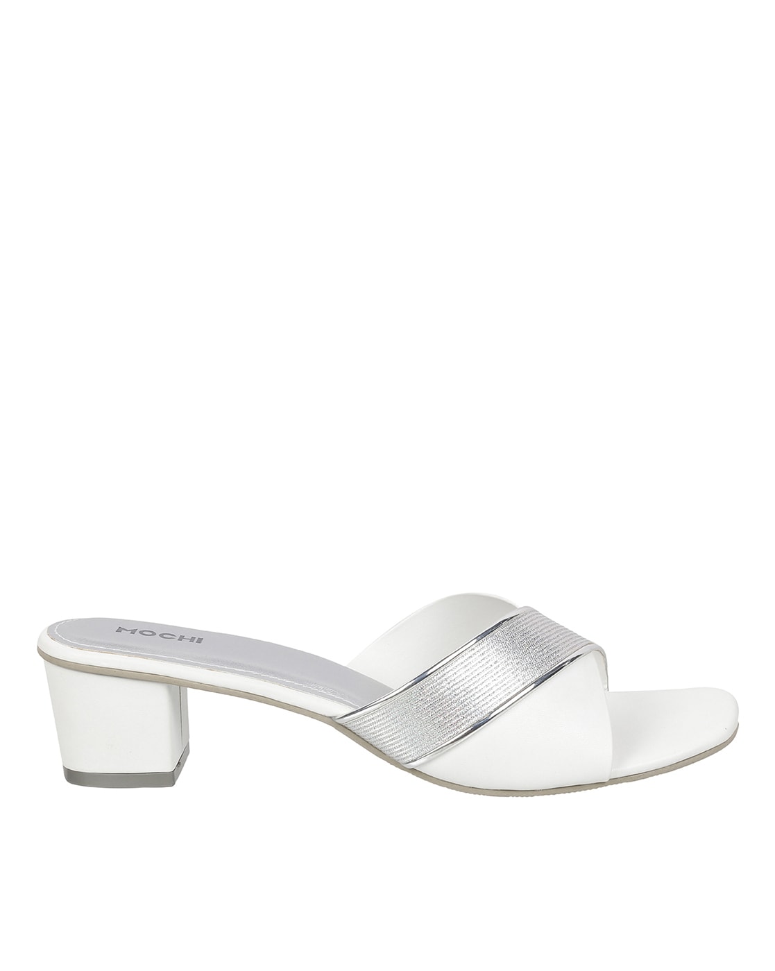 Buy White Flat Sandals for Women by Mochi Online | Ajio.com