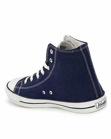 Mens navy high top tops