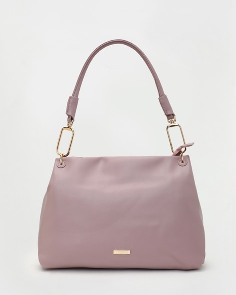 Buy Code by Lifestyle Beige Solid Medium Handbag Online At Best Price @  Tata CLiQ