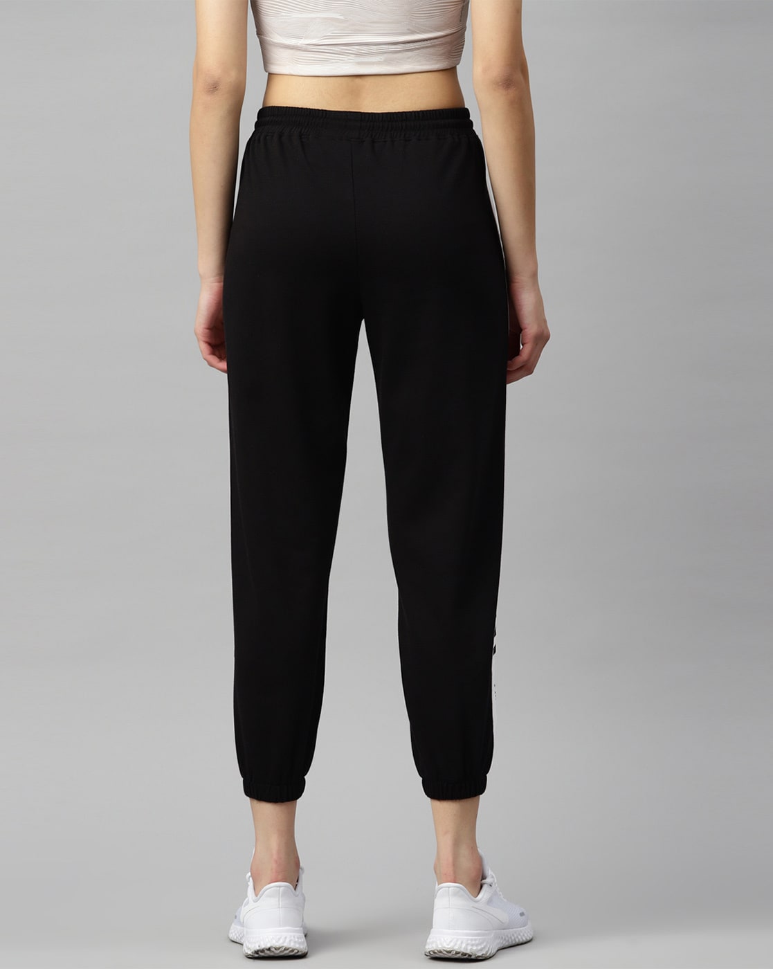 Women Colourblock Joggers with Drawstring