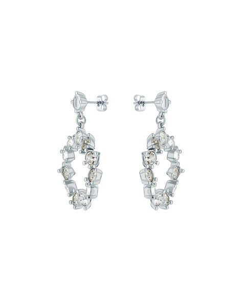 Amazon.com: Vcagirest Large Colorful diamond Circle Hoop Earrings Big  Crystal Hoop Earrings Retro Punk Earrings for Girls : Clothing, Shoes &  Jewelry