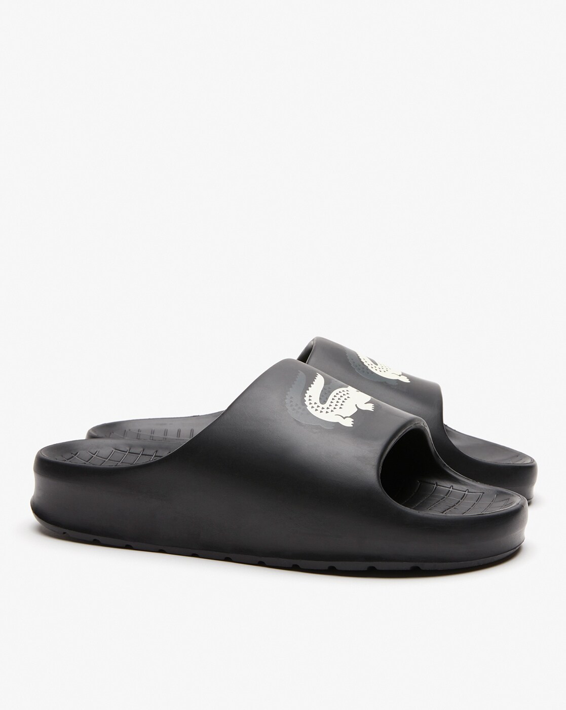 Buy Black Flip Flop Slippers for Men by Lacoste Online Ajio