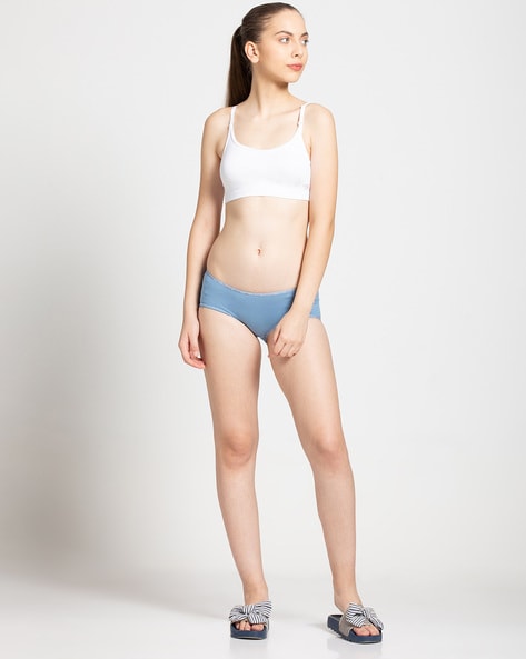 Jockey Girl's Padded Cotton Elastane Stretch Full Coverage Uniform Bra –  MJ10 – Online Shopping site in India