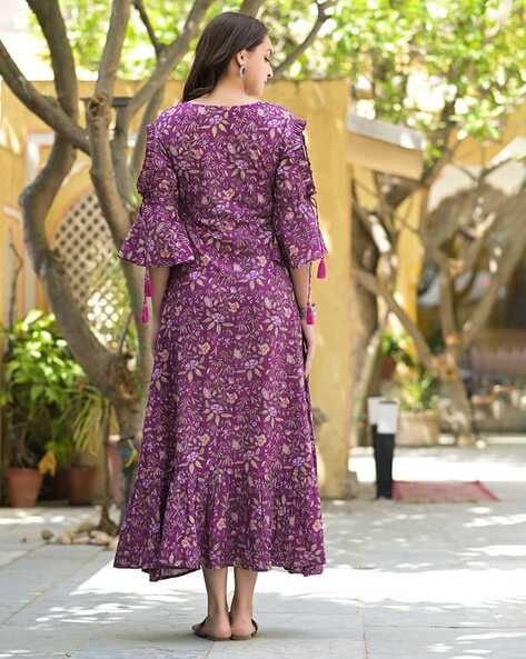 Catherine Midi Dress in Lavender – Ivy City Co