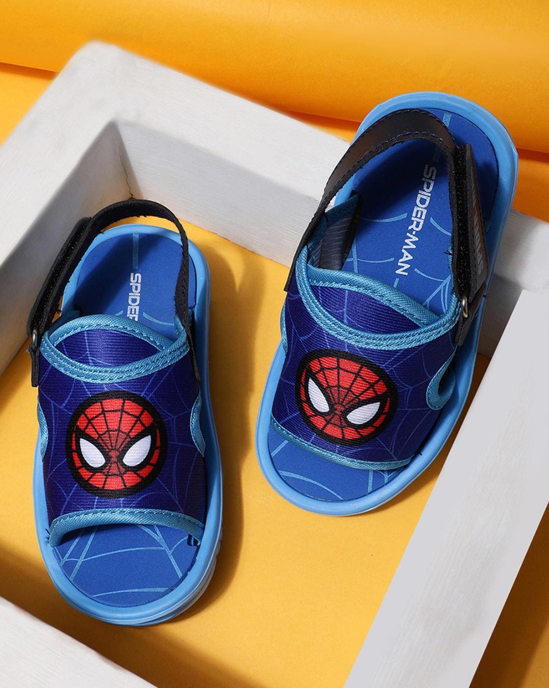 Disney Marvel Boys Girls Spider-Man Princess Led Light Up Luminous Sports  Sandals Summer Kids Sandals Toddler Shoes