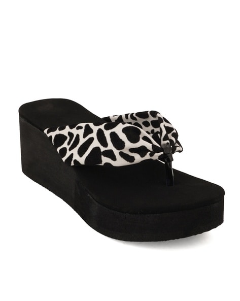 Flip flops best sale animal print