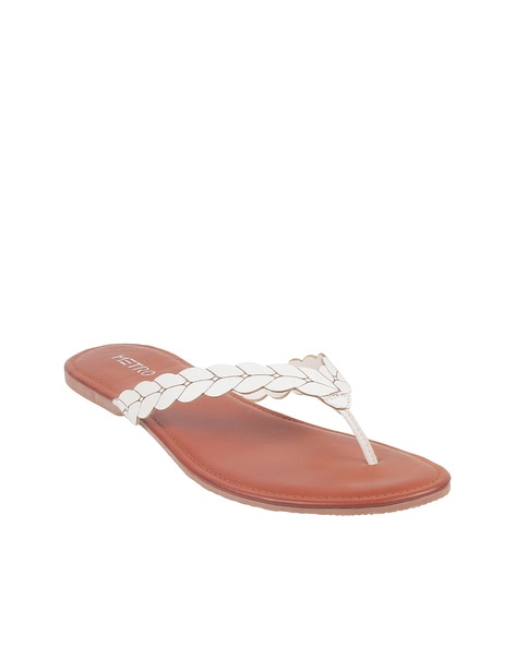 Metro Thong-Strap Flat Sandals