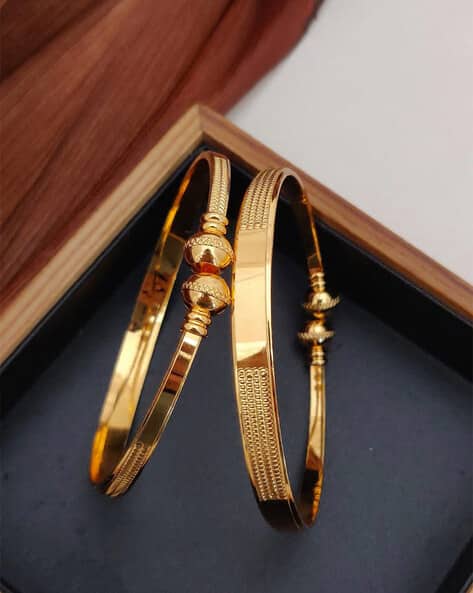 Buy Gold-toned Bracelets Bangles for Women by Shining Diva