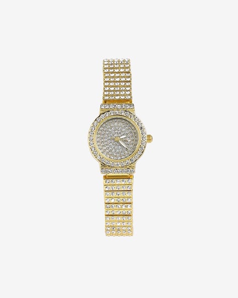 Haute Sauce HSWC1112 Stone-Studded Analogue Watch
