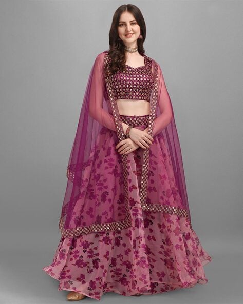 Rani Silk Bridal Wedding Lehenga Set with Heavy Net Dupatta - AA137 –  Anaara ethnic