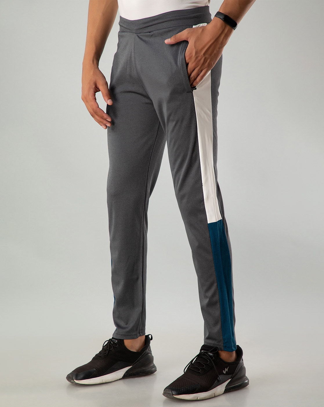 Buy Charcoal Track Pants for Men by STYLE ACCORD Online