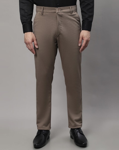 Buy Brown Trousers & Pants for Men by LOUIS PHILIPPE Online | Ajio.com