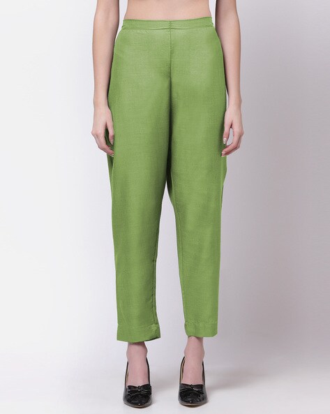 Buy Green Trousers & Pants for Women by KOTTY Online