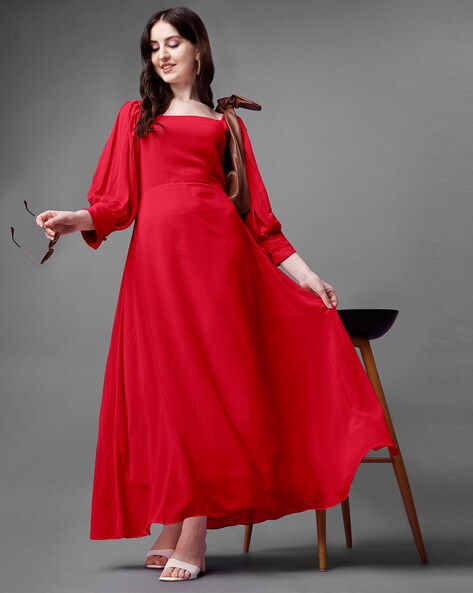 Mac Duggal Plus Size Long Sleeve Halter Neck Embellished Gown | Dillard's